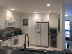 Kitchen Remodel White Shaker Cabinets Gray Counters